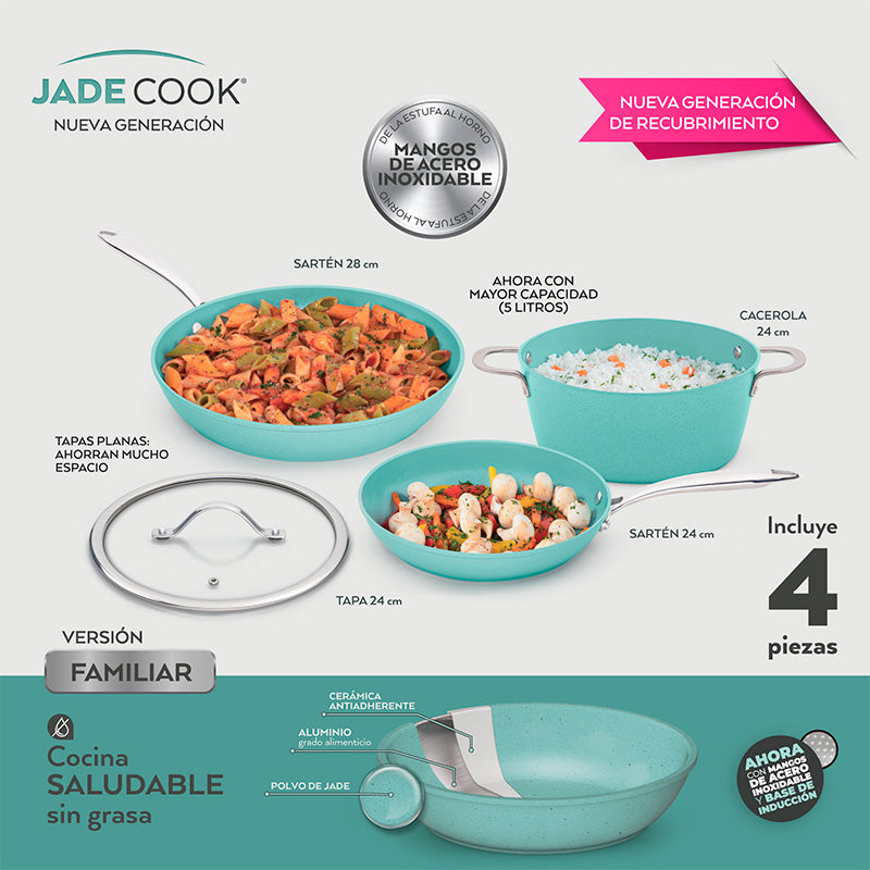 Sartén individual Jade Cook Nueva Generación de 28 cm