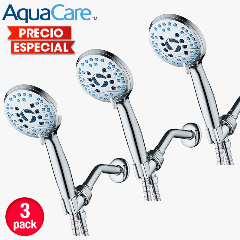 Paquete de 3 regaderas AquaCare