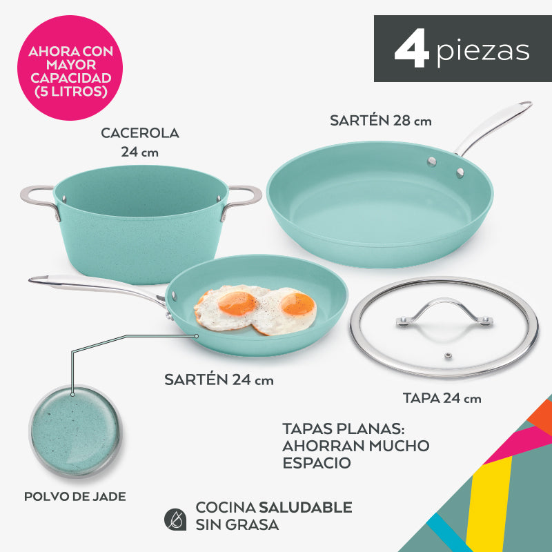 Paquete de cocina Jade Cook 16 pz