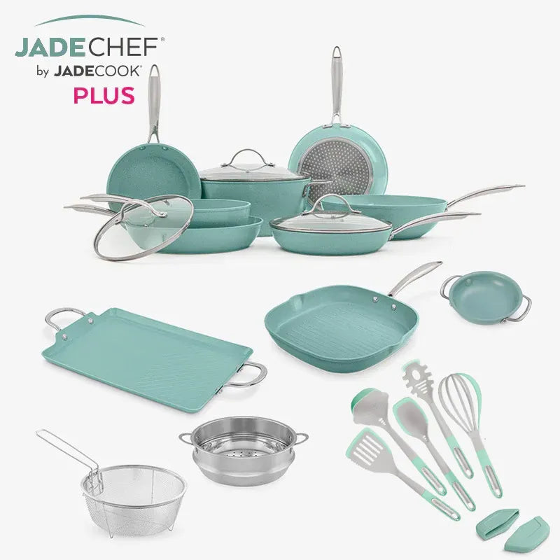 Batería de cocina Jade Chef Plus 22 pz