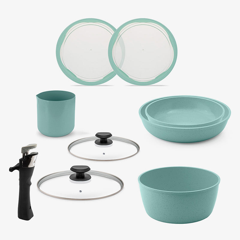 Batería de cocina Jade Smart 9 piezas