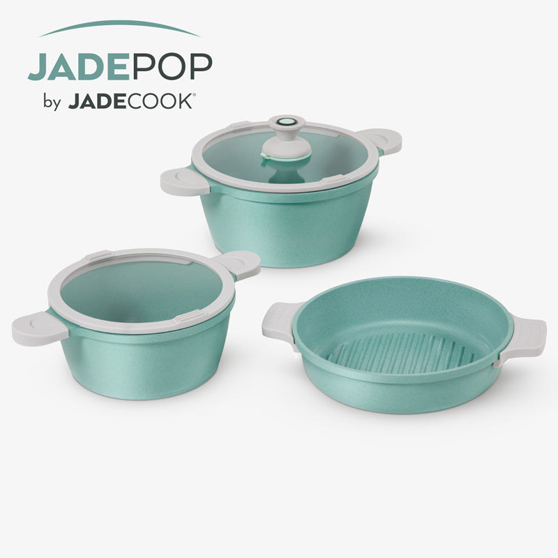 Batería de cocina Jade Pop 6 Piezas