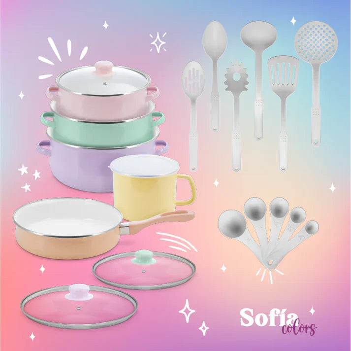 Batería de cocina Sofía Colors + Ultra Bullet