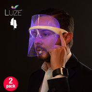 Paquete 2 Máscaras led Luzé + Kit de cremas faciales -SEP